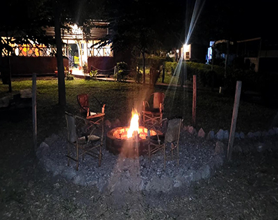 bisharacottages-fire-at-night