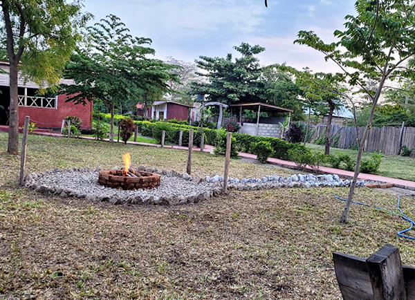 Bishara Cottage bonefire